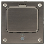 Люки ЭРА ОФИС 18-6002-03 IP66 Люк в бетон с розеткой, под шестигранник, серый Люки ЭРА ОФИС 18-6002-03 IP66 Люк в бетон с розеткой, под шестигранник, серый