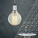 PL13 E27 - 5 CH Подсветка ЭРА Накладной, цоколь Е27, провод 1 м, цвет хром (60/360) PL13 E27 - 5 CH Подсветка ЭРА Накладной, цоколь Е27, провод 1 м, цвет хром (60/360)