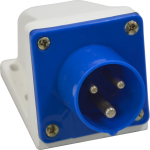 Вилка силовая для монтажа на поверхность 6ч IP44 КЭАЗ