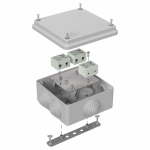 Коробка огнестойкая для о/п 40-0300-FR6.0-6 Е15-Е120 RAL7035 100х100х50 (14 шт/кор) Промрукав