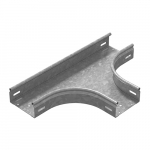 Т-отвод плавный универсальный к лотку 200х100, толщ. 1,0 мм, гор. цинк Т-отвод плавный универсальный к лотку 200х100, толщ. 1,0 мм, гор. цинк