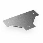 Крышка на тройник для кабельного лотка 275.2мм сталь оцинкованная оцинковка горячим способом по методу сендзимира ПРОМРУКАВ Без серии