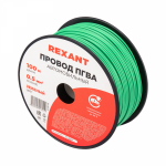 Провод ПГВА 1х0,5 зеленый (100м/бухта) REXANT (1/1)