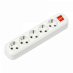 Колодка 5гн с З/К с выкл белая 16А 5250 УЗВ-5-GRAND IN HOME (1/40) Колодка 5гн с З/К с выкл белая 16А 5250 УЗВ-5-GRAND IN HOME (1/40)