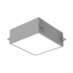 Светодиодный светильник VARTON DL-Grill для потолка Грильято 200х200 мм встраиваемый 25 Вт 4000 К 186х186х80 мм RAL7045 серый муар диммируемый по прот