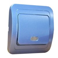 Выключатель 1кл с подсв с/у синий IP20 Mimoza Makel (1/12/120) Выключатель 1кл с подсв с/у синий IP20 Mimoza Makel (1/12/120)