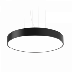 Светодиодный светильник VARTON COSMO накладной 70 Вт 900х115 мм 4000 K с рассеивателем опал RAL9005 черный муар диммируемый по протоколу DALI