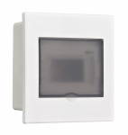 Корпус пласт. навесной прозр. дв. 1 ряд 6 мод. IP41 ЩРН-П