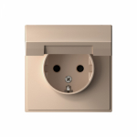 Розетка 1гн с З/К с крыш. шторки с/у песочный механизм 16А ArtGallery Systeme Electric (1/5/20)