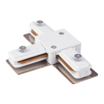 TRC-1-1-T-WH / Коннектор Т-образный для однофазного шинопровода (белый)