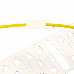 Продевной ярлык в рулоне для  провода диаметром 1-3 мм, белый