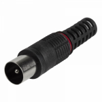 РАЗЪЁМ  штекер  TV  без пайки  Черный  PROCONNECT