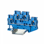 Зажим клеммный проходной 68.9мм размер ячейки 5.2мм на DIN-рейку 2 уровня сечение провода 2.5мм² 24А 500В термопласт DKC (ДКС) Зажим клеммный проходной 68.9мм размер ячейки 5.2мм на DIN-рейку 2 уровня сечение провода 2.5мм² 24А 500В термопласт DKC (ДКС)