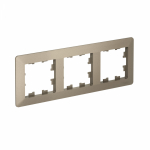 Рамка 3гн шампань/дымчатый черный AtlasDesign AIR Systeme Electric (1/5)