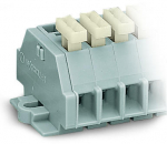 Клеммная колодка 28мм 5x2 0.08-2.5мм² 24А 500В термопласт серый Wago