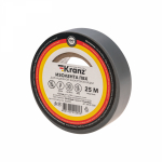 Изолента серая 19/25м толщина 0,13мм ПВХ KRANZ (5/5/200) Изолента серая 19/25м толщина 0,13мм ПВХ KRANZ (5/5/200)