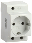 Розетка на DIN-рейку 1гн с З/К РАр10-3 IEK (1/5/100)