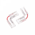 Коннектор L-образный гибкий для одноцветной светодиодной ленты COB 8мм REXANT