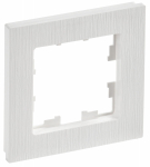 Рамка 1гн белый рифленный РУ-1-Бр BRITE IEK (10/100)
