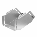 Угол д/листового кабель.лотка 45° вертикально ниспадающий (внешний) без соединит. разъема сталь оцинкованное серый ПРОМРУКАВ Угол д/листового кабель.лотка 45° вертикально ниспадающий (внешний) без соединит. разъема сталь оцинкованное серый ПРОМРУКАВ