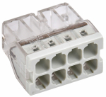 Клемма на 8 пров. 772-208 (0,5-2,5мм) компактная (4шт/упак) IEK (1/80/800) Клемма на 8 пров. 772-208 (0,5-2,5мм) компактная (4шт/упак) IEK (1/80/800)