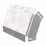 Угол д/листового кабель.лотка 45° вертикально ниспадающий без разъема/соединителя сталь светло-серый ПРОМРУКАВ Угол д/листового кабель.лотка 45° вертикально ниспадающий без разъема/соединителя сталь светло-серый ПРОМРУКАВ