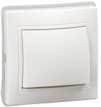 Выключатель 1кл с/у белый 10А IP44 ВС10-1-0-КБ-44 Кварта GENERICA IEK (1/8/160)