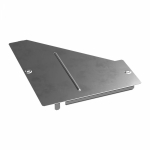 Крышка переходника правого Стандарт INOX (AISI 304) 400х150 Промрукав Крышка переходника правого Стандарт INOX (AISI 304) 400х150 Промрукав