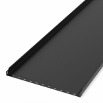 Лоток неперфорированный Стандарт 600х50х3000 (1,0 мм) RAL 9005 (6 м/уп) Промрукав