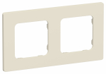 Рамка 2гн сливочный РУ-2-К-ФлСл FLITE IEK (1/100)