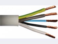 Провод соединительный ПВС 5х1 белый ГОСТ ВЭКЗ (100)_ 0,38 кВ