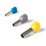 Наконечник штыревой втулочный изолированный НШВИ(2) 2.5-10 серия ЕВРО КВТ (100)