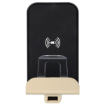 Etika.Беспроводное зарядное устройство Qi 1А с дополнительным разьемом USB A 5В 2,4А. Цвет Слоновая кость Etika.Беспроводное зарядное устройство Qi 1А с дополнительным разьемом USB A 5В 2,4А. Цвет Слоновая кость