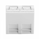 Розетка/коробка коммуникационная для установки в каб.-канал для монтажа под полом крепление защёлкив. фиксатором белый DKC Розетка/коробка коммуникационная для установки в каб.-канал для монтажа под полом крепление защёлкив. фиксатором белый DKC