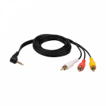 Шнур 3,5мм 4C штекер - 3RCA штекер 1,5м PE (GOLD) REXANT (10/10/200) Шнур 3,5мм 4C штекер - 3RCA штекер 1,5м PE (GOLD) REXANT (10/10/200)