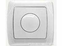 Светорегулятор 600Вт поворотный с/у бел IP20 Carmen Viko (1/10/100)