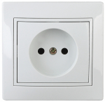 Розетка 1гн без З/К с/у белый 16А 1-201-01 Intro Plano ЭРА (10/200) Розетка 1гн без З/К с/у белый 16А 1-201-01 Intro Plano ЭРА (10/200)