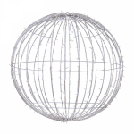 Шар светодиодный на столб, диаметр 120 см, 600 светодиодов, цвет белый, нить 60м NEON-NIGHT Шар светодиодный на столб, диаметр 120 см, 600 светодиодов, цвет белый, нить 60м NEON-NIGHT