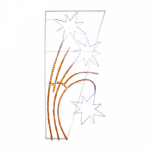 Фигура световая "Звездный фейерверк" размер 85х175 см NEON-NIGHT Фигура световая "Звездный фейерверк" размер 85х175 см NEON-NIGHT