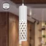 Светильник подвесной (подвес) ЭРА PL28 WH MR16 GU10 потолочный цилиндр белый Светильник подвесной (подвес) ЭРА PL28 WH MR16 GU10 потолочный цилиндр белый