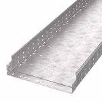 Лоток кабельный листовой 3000x400x100 сталь с перфорированной боковой стенкой толщ.2мм ПРОМРУКАВ