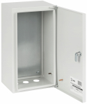 Щит с монтажной панелью ЩМП-01 410х220х165 настен с зам.металл IP31 SIMPLE ЭРА