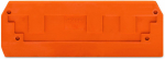 Торцевой изолятор, Разделитель, защелкивающ-ся 2.5мм цвет оранжевый Wago Торцевой изолятор, Разделитель, защелкивающ-ся 2.5мм цвет оранжевый Wago