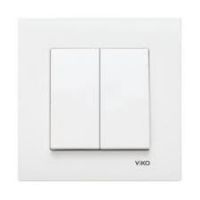 Выключатель 2кл с/у бел IP20 Karre Viko (1/12/120)