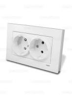 Розетка 2гн без З/К с/у белый 16А Karre Viko (1/10/100)