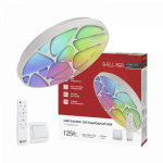 Светильник светодиодный COMFORT SHELL-RGB 125Вт 230В 3000-6500K 10000Лм 500x80мм с пультом ДУ IN HOME Светильник светодиодный COMFORT SHELL-RGB 125Вт 230В 3000-6500K 10000Лм 500x80мм с пультом ДУ IN HOME