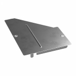 Крышка переходника правого Стандарт INOX (AISI 304) 400х200 Промрукав Крышка переходника правого Стандарт INOX (AISI 304) 400х200 Промрукав