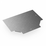 Крышка на тройник для кабельного лотка 425.2мм сталь оцинкованная оцинковка горячим способом по методу сендзимира ПРОМРУКАВ Без серии