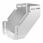 Угол д/листового кабель.лотка 90° вертикально ниспадающий (внешний) без соединит. разъема сталь оцинкованное серый ПРОМРУКАВ Угол д/листового кабель.лотка 90° вертикально ниспадающий (внешний) без соединит. разъема сталь оцинкованное серый ПРОМРУКАВ