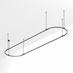 Основание ART-APRIORI-OVAL-ROD-800-4000x1000 (BK) (Arlight, IP20 Металл, 3 года) Основание ART-APRIORI-OVAL-ROD-800-4000x1000 (BK) (Arlight, IP20 Металл, 3 года)